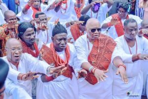 Igogo Festival vendors and attendees